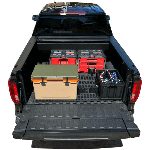 Tmat Truck Bed Organizer Slide Out Mat | Universal Fit for Short Beds 5' to 5'5"